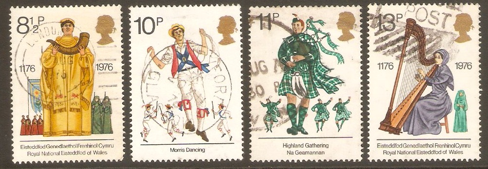 Great Britain 1976 Cultural Traditions set. SG1010-SG1013.